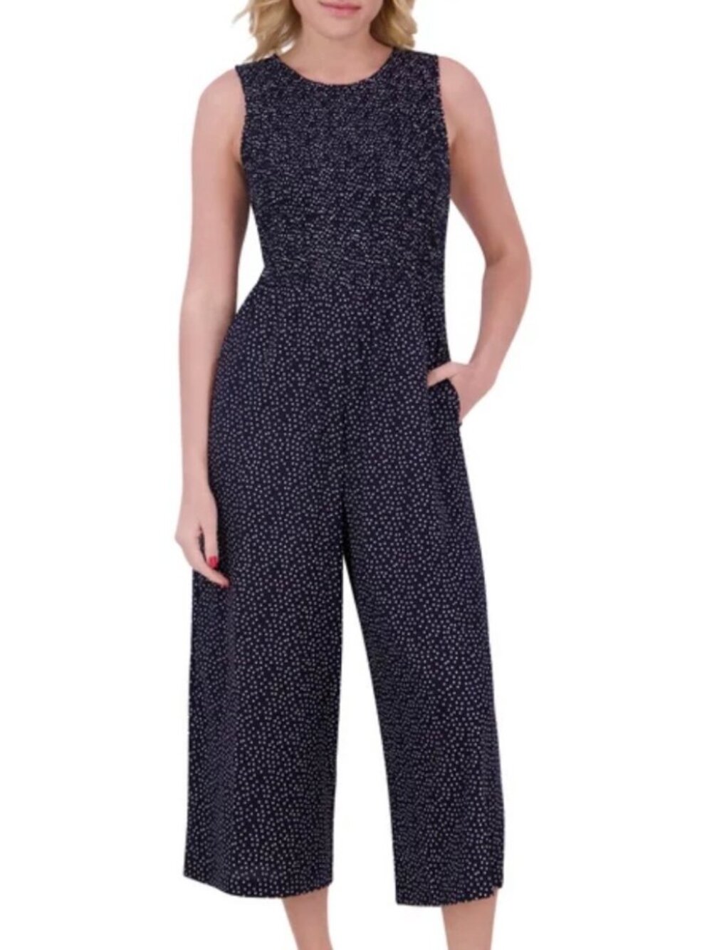 Andrew Marc Women's Navy Jumpsuit